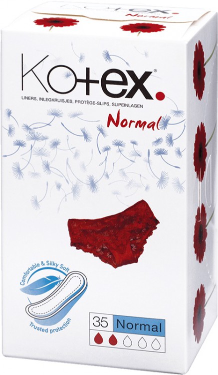 Kotex Normal 35ks slipové vložky | Zdravotnické potřeby - Dámská intimní hygiena